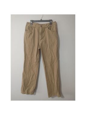 Men's Industrial Exchange Pants Size 32Wx32L Canvas Khaki Straight Leg